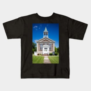 Cobblestone Church Alton, NY Kids T-Shirt